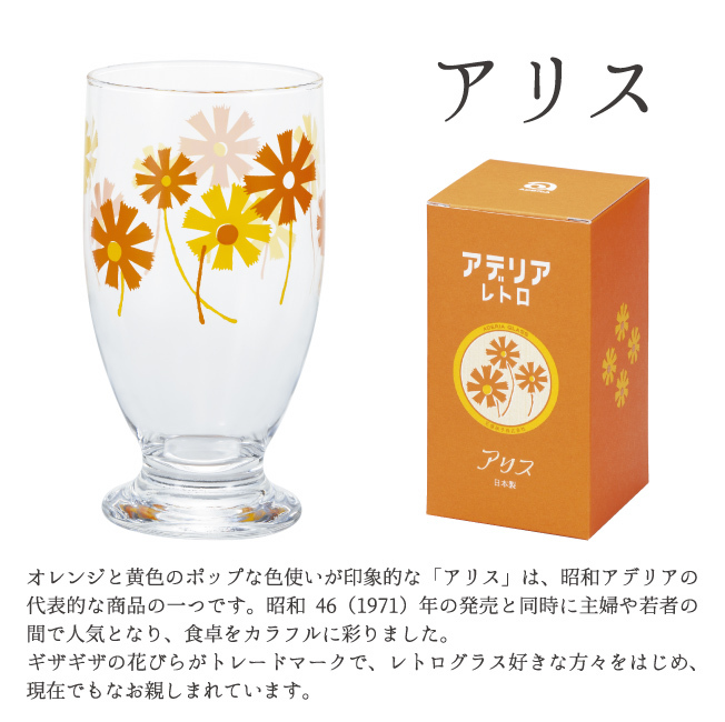 昭和レトロ レトロコップ 食器 アデリアレトロ　台付きグラス　910-1010｜kamibozu｜02