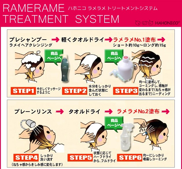 ハホニコ ザ ラメラメ (No.2) (トリートメント) 500mL (トリガー付き