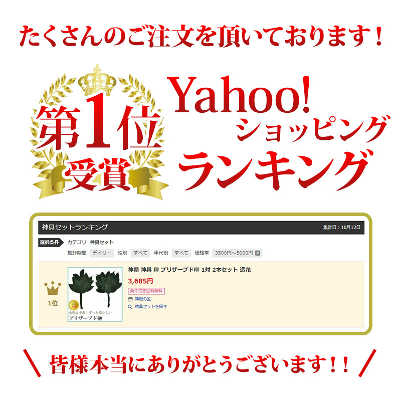Yahoo!ランキング入賞