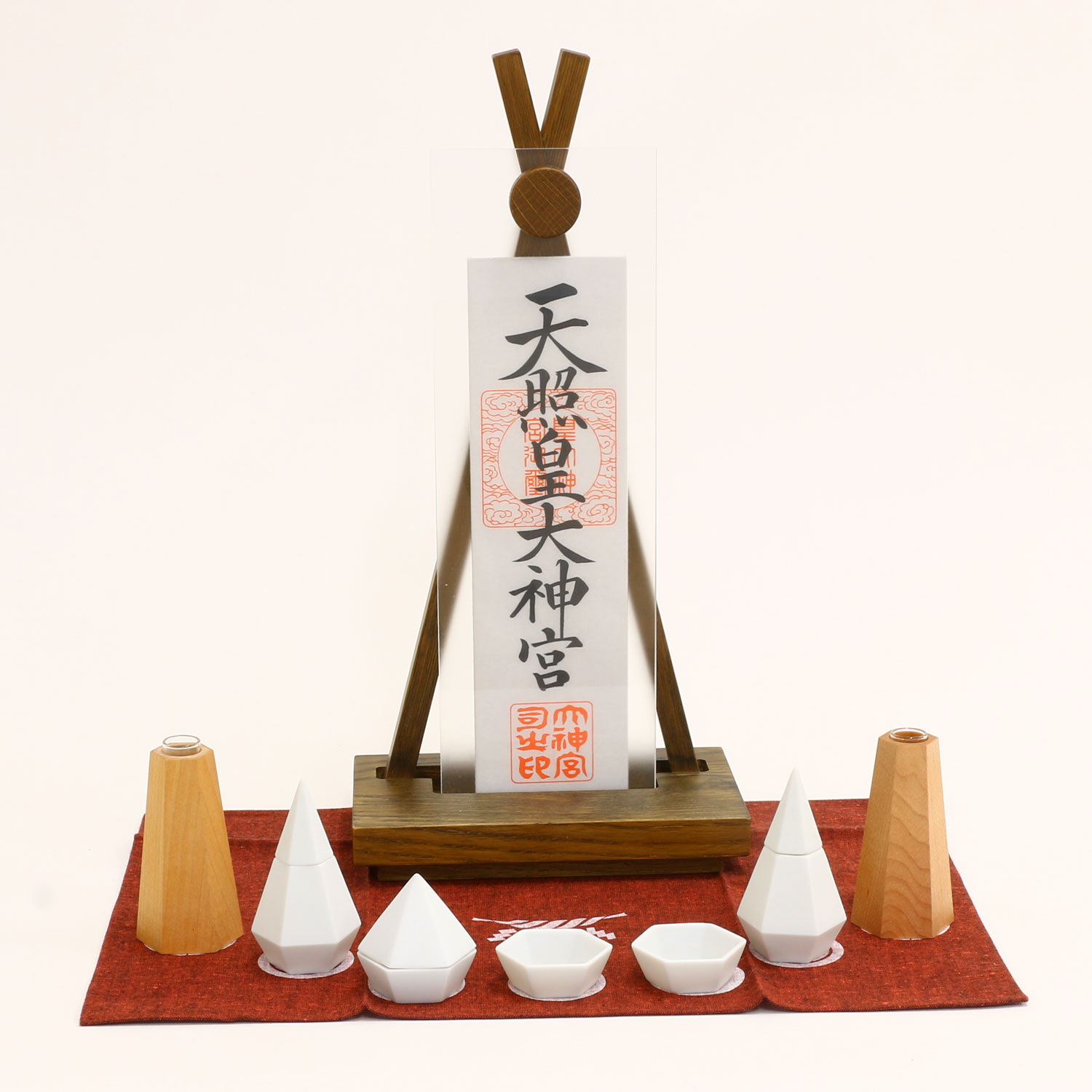 神棚の里 神棚 モダン 置き型 おしゃれ Ofudaza cha ROKKAKU お祀り