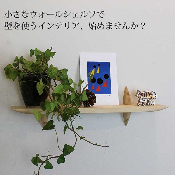 トイレインテリア おしゃれな壁棚 石膏ボード壁専用40ホワイト ピン