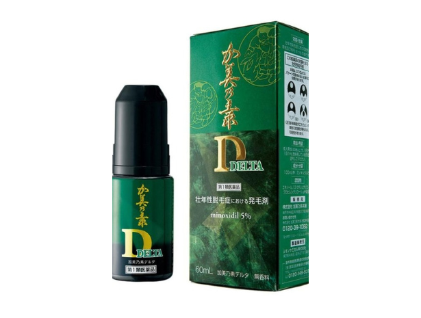 ミノキシジル5％ 発毛剤 育毛剤  加美乃素 デルタ 60mL×1本 第1類医薬品