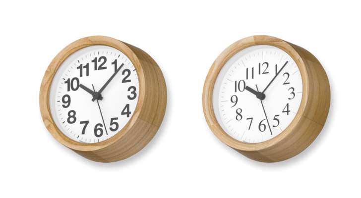 Lemnos（レムノス） 置き時計 掛け時計 壁掛け時計 Clock B Small OAK