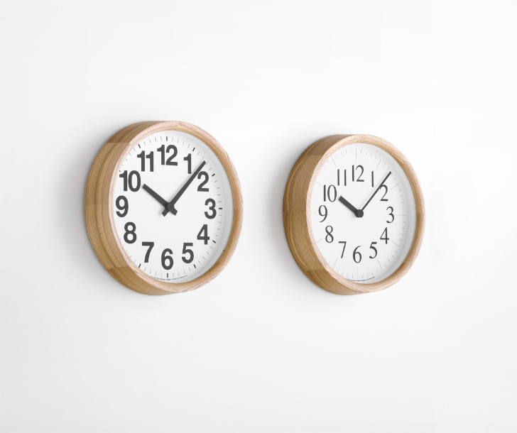 Lemnos（レムノス） 掛け時計 壁掛け時計 Clock B OAK クロック ビー