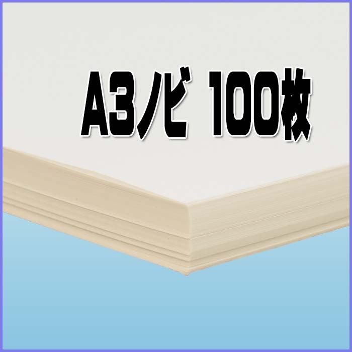 印刷用紙 ハイマッキンレーマットポスト 100枚 Ａ３ノビ （四六判換算