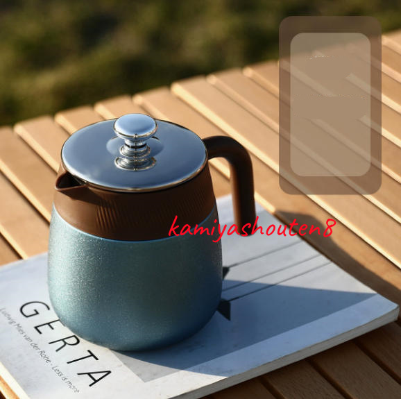 真空断熱 ステンレス ティーポット 茶こし付き 割れない 急須 お茶