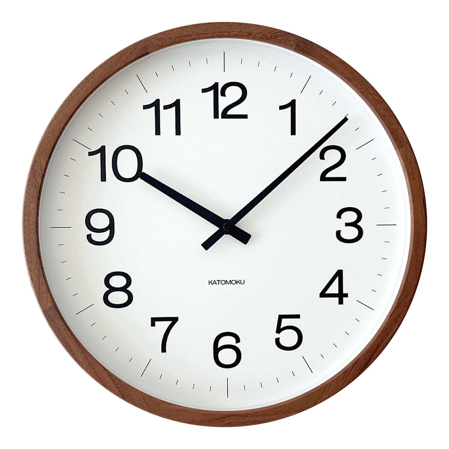 壁掛け時計 電波時計 KATOMOKU muku clock 16 LL-size SKP km-116RCS