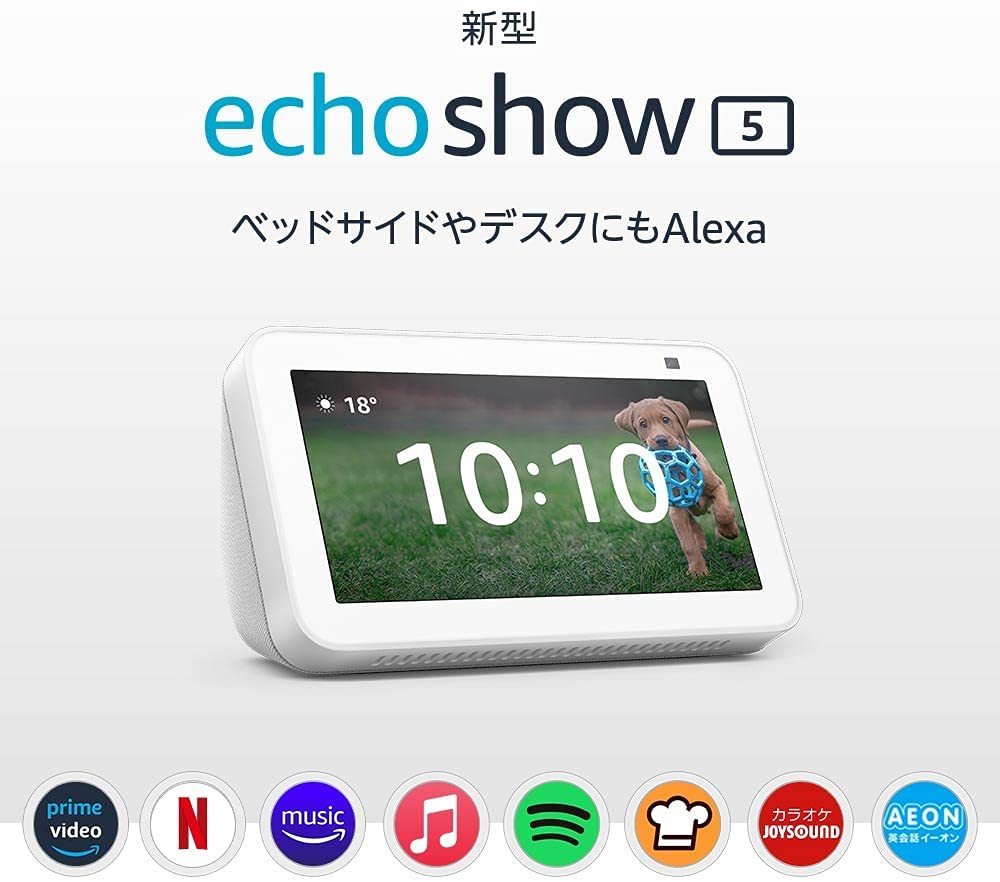 送料無料 新型 Echo Show 5 第2世代 カメラ付きスマートディスプレイ