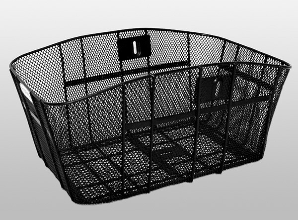 自転車後カゴ 特大 マイバスケット対応で とっても大きい 前後兼用カゴ