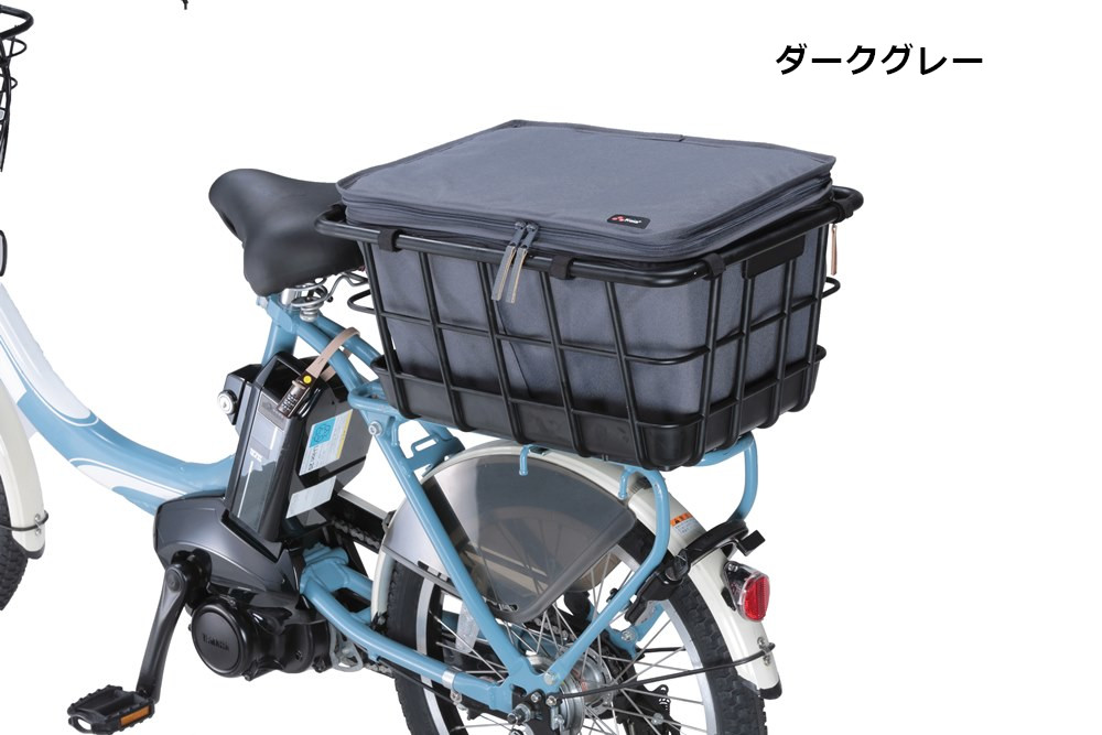 川住製作所 KW855 自転車かごカバー 前後カゴ兼用 2段式 インナー