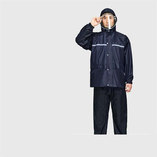 大特価】カッパ 雨具 上下 レインウェア 裏地メッシュ 撥水
