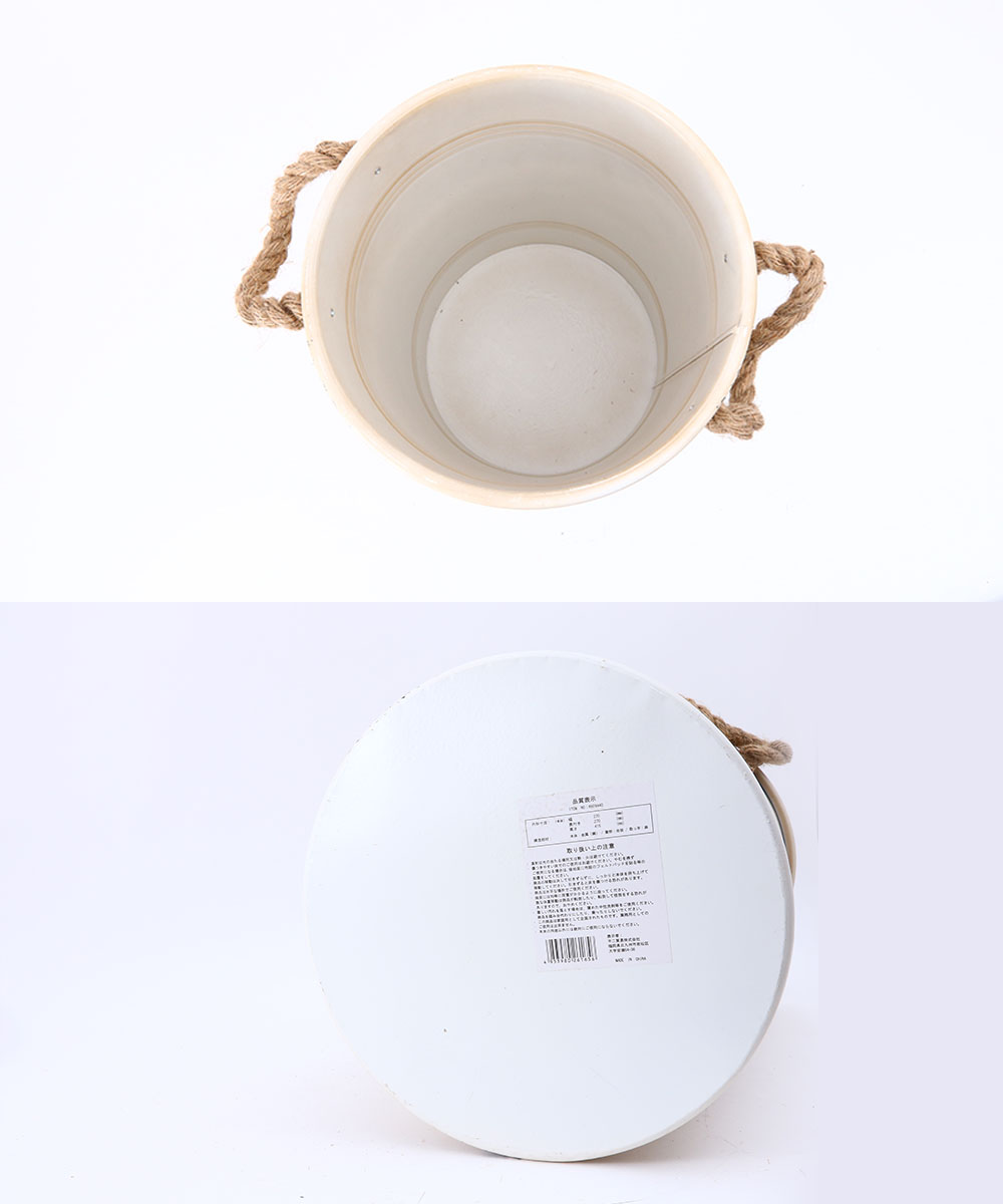 【人気商品】不二貿易 ブリキバケツ スツール 直径27cm アイボリー 収納付き Amazon.co.jp: 不二貿易 ブリキバケツ スツール 直径27cm アイボリー