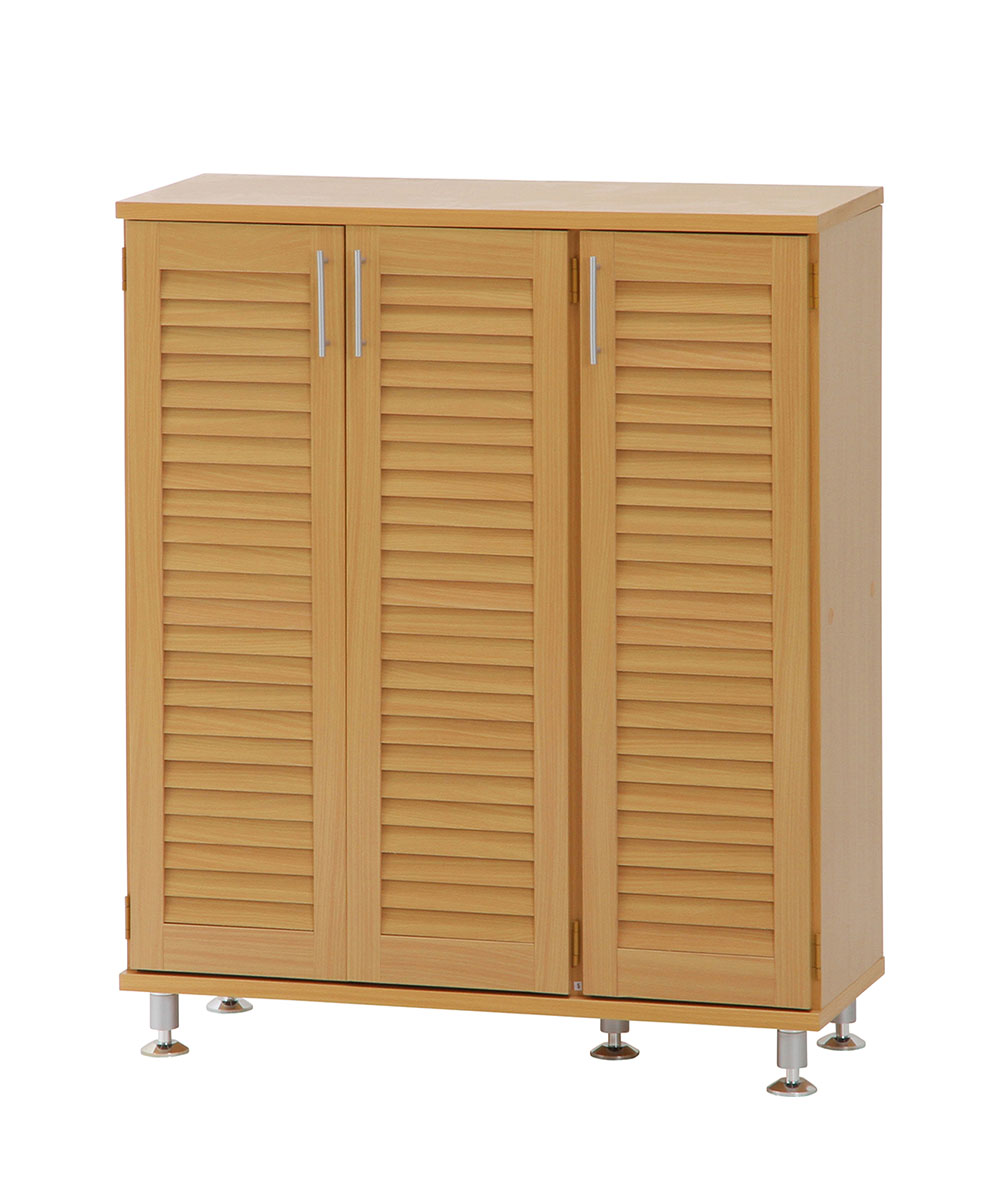 靴箱 シューズラック ルーバー シューズボックス ワイド 幅90.5cm