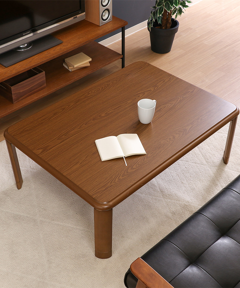 軽量 継脚 折りたたみ座卓 幅105cm 10575MBR 不二貿易 | 折りたたみ