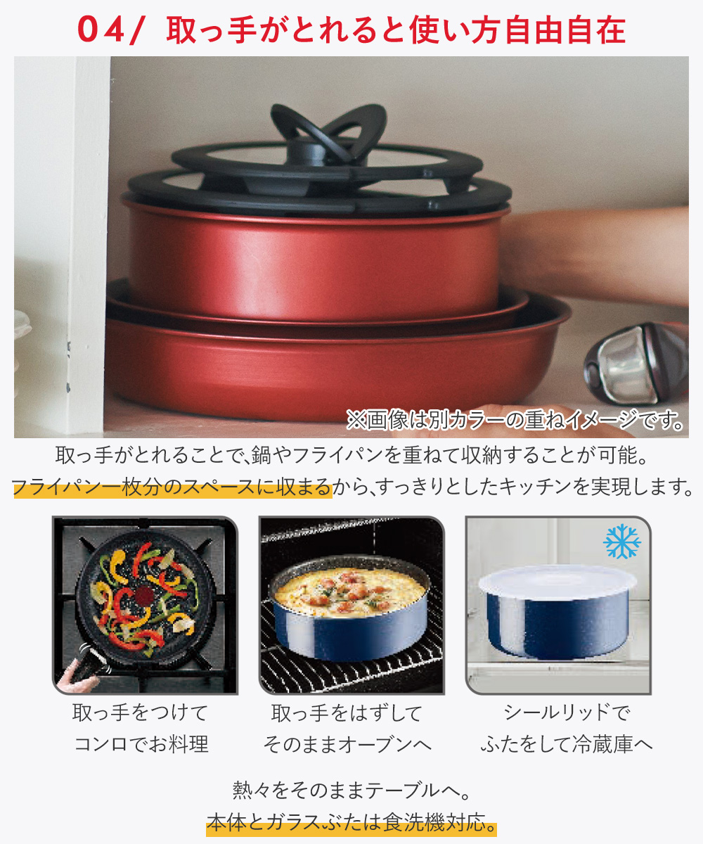 T-fal インジニオ・ネオ ロイヤルブルー・インテンス セット6 L43790