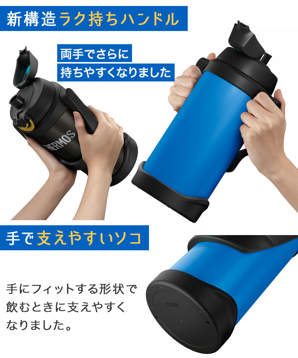 サーモス 水筒 2L 大容量 保冷 真空断熱 スポーツジャグ FJQ-2000