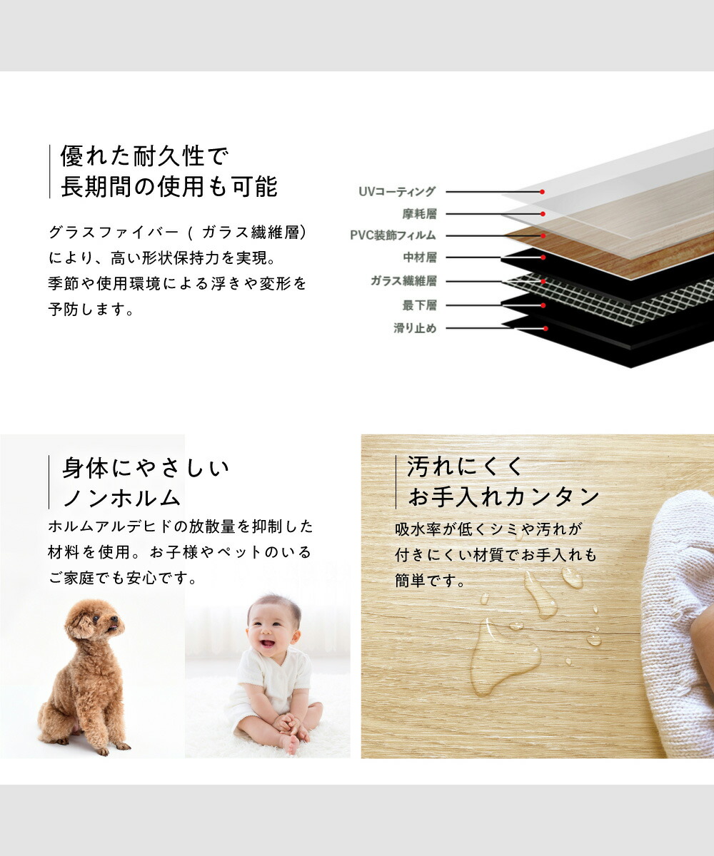 アウトレット フロアタイル 置くだけ 4.5畳 木目 フローリング 54枚 アウトレット フロアタイル 置くだけ 4.5畳 木目 フローリング 54枚