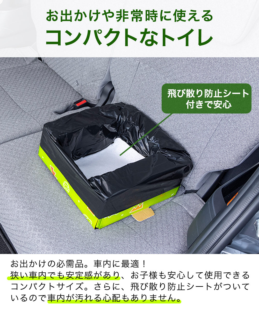 100個 簡易トイレ 避難用日 防災グッズ 非常用 渋滞 ドライブ コンパクト 簡易トイレ用凝固剤100個 携帯トイレ ポータブルトイレ 非常用