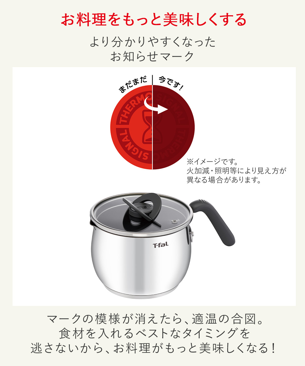 ティファール オプティスペース IH ステンレス マルチポット 16cm ガス