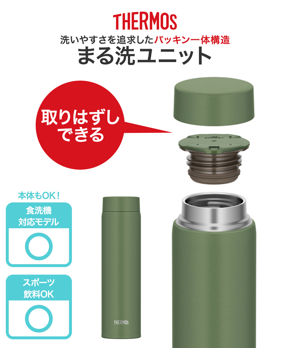 真空断熱ケータイマグ 0.6L JOQ-601 サーモス | ボトル 取り外し簡単