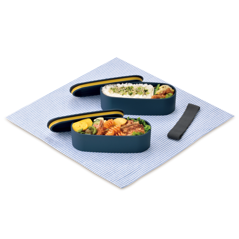サーモス 弁当箱 スリム 600ml ( 300ml × 2段 ) 食洗機対応 DJT-600W