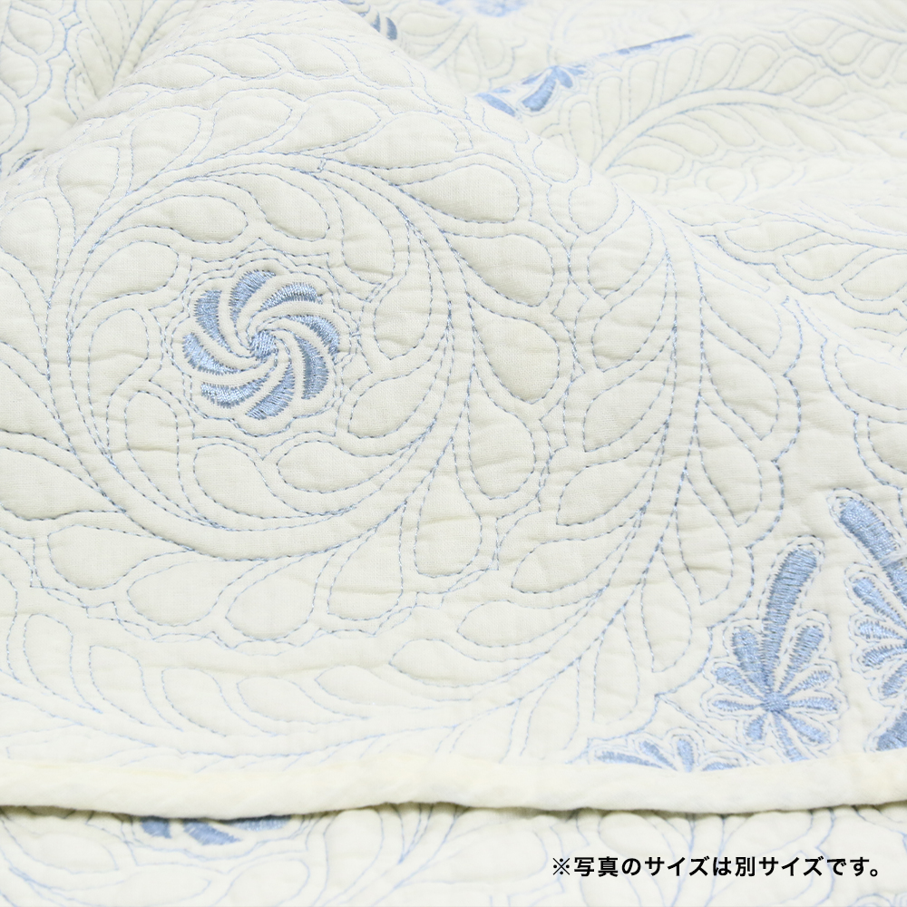 大一商事 刺繍マルチカバー アクワー 200×250cm | マルチ カバー 刺繍
