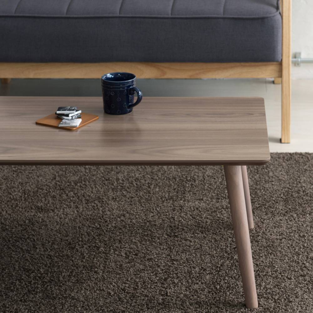 ローテーブル 折りたたみ テーブル 90cm × 45cm 木製 カーム CALM-100