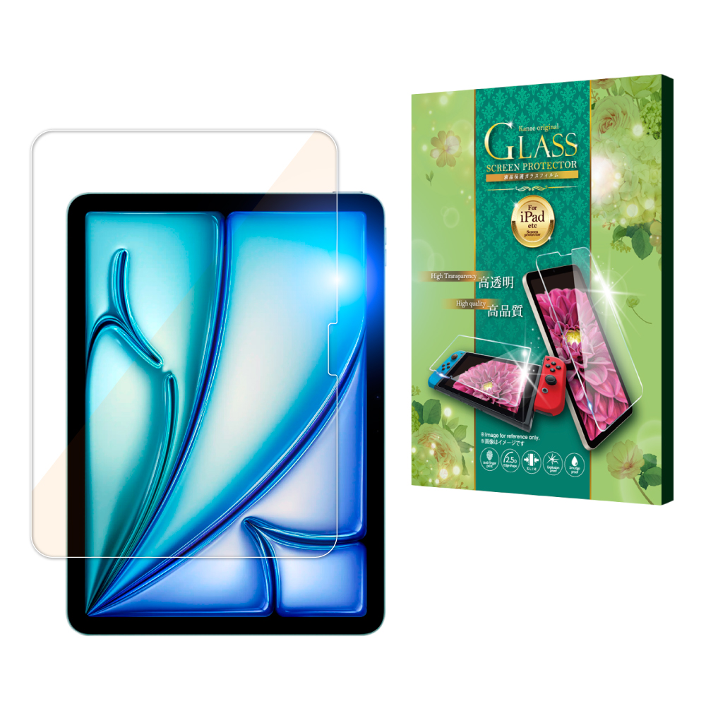叶（kanae） iPad ガラスフィルム iPad Air (M3) フィルム iPad(A16