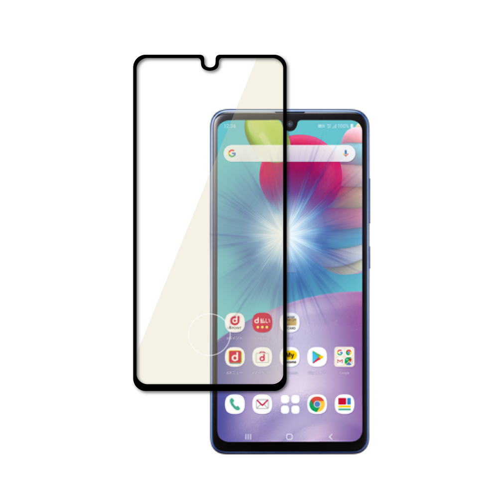 叶 Galaxy A25 5G ガラスフィルム ブルーライトカット S24