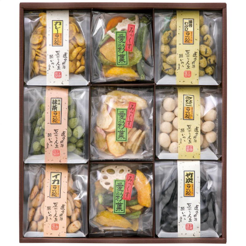 豆菓子 野菜チップス 詰め合わせ 徳永製菓 豆徳 九つの彩 IH-9