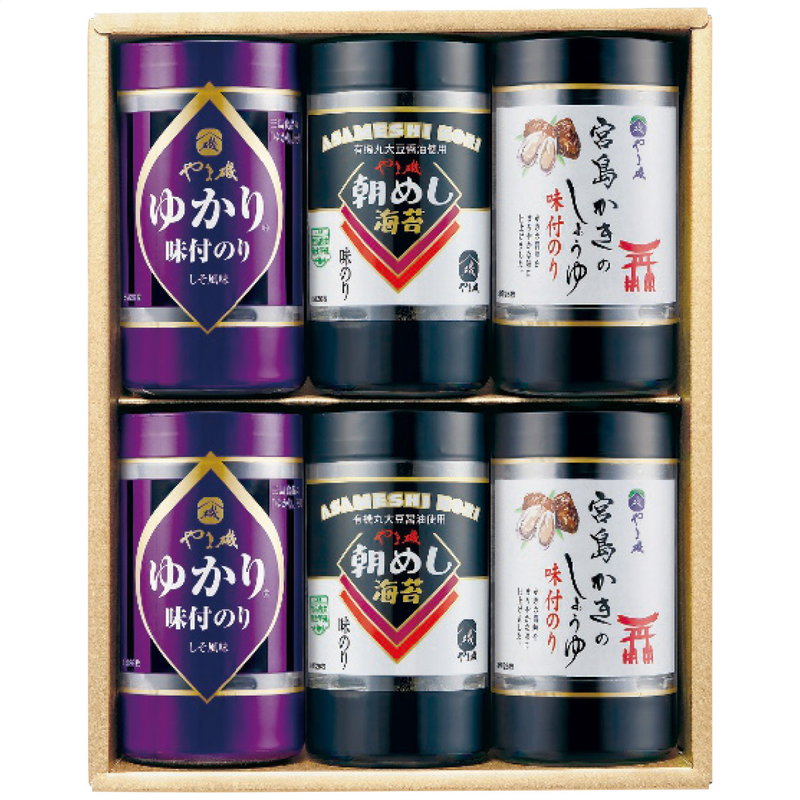 お中元ギフト 2026 やま磯 味付海苔カップ詰合せ VC-6KG