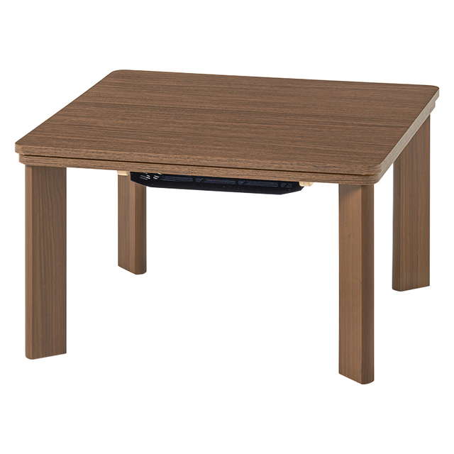 こたつ こたつテーブル 正方形 60×60cm 一人用 おしゃれ 木目調 リバーシブル コンパクト 北欧 カジュアルコタツ センターテーブル｜kanaemina-kagu｜02