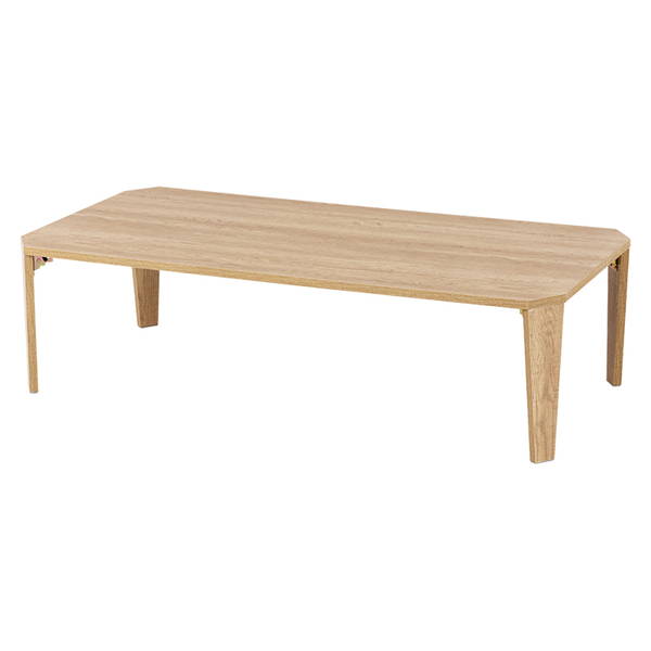 テーブル 折れ脚 センターテーブル 120×60cm フォールディングテーブル 折りたたみ式 古木調デザイン｜kanaemina-kagu｜03