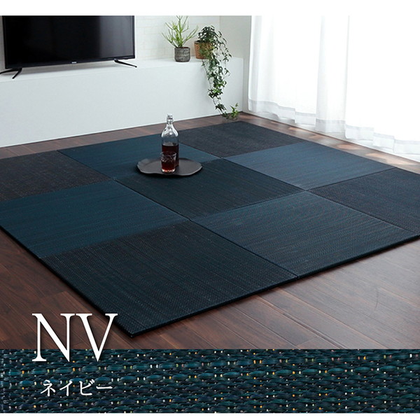 置き畳 い草の置きたたみ ユニット畳 70×70cm 4枚セット システム畳 モダン ヒバ抗菌消臭 縁無し 滑り止め｜kanaemina-kagu｜04