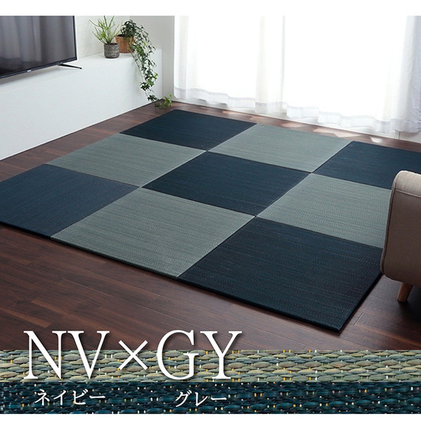 置き畳 い草の置きたたみ ユニット畳 70×70cm 4枚セット システム畳 モダン ヒバ抗菌消臭 縁無し 滑り止め｜kanaemina-kagu｜06