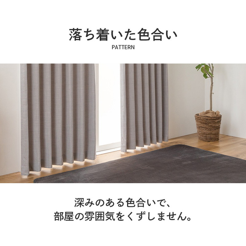 ユニベール（UNIVERS） カーテン ドレープカーテン 2枚セット 幅100x丈