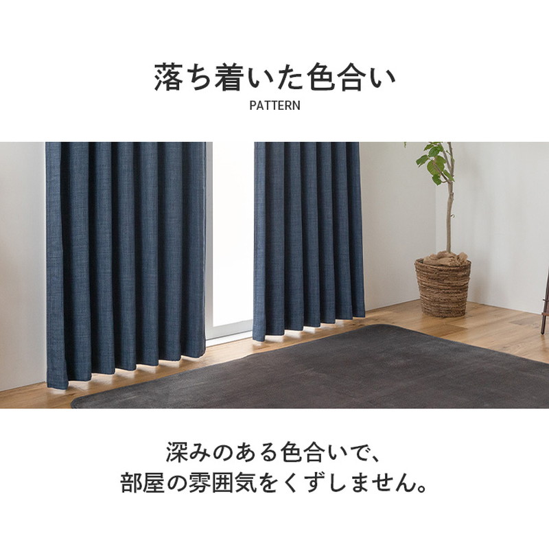 ユニベール（UNIVERS） カーテン ドレープカーテン 2枚セット 幅100x丈