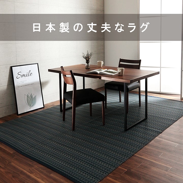ラグマット 洗える い草風カーペット 本間 10畳 バルカン 絨毯 ラグ 拭ける 洗える PP素材 レジャーシート アウトドア 国産 日本製_2