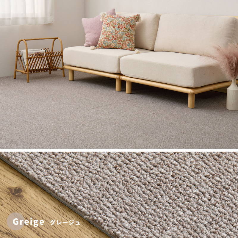 タイルカーペット 40x40cm 8畳用 80枚組 吸着マット 犬 猫 ペット対応 置くだけ簡単 滑りにくい 洗えるマット_18