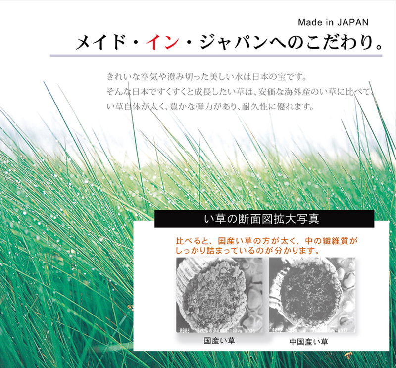 い草ラグ い草カーペット 長方形 191×250cm おしゃれ 和風 和モダン DX組子 不織布貼り 日本製_5