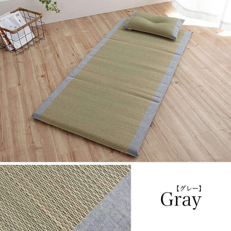い草マット くぼみ平枕セット 70×150cm 国産い草100% ギフト プレゼント ラッピング済み商品
