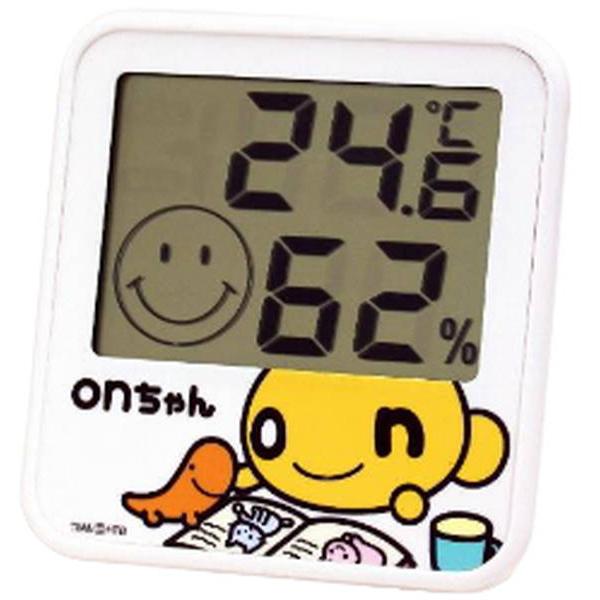 温湿度計 温度計 湿度計 onちゃん エンペックス 室内用 スタンド マグネット壁掛け｜kanaemina-kagu｜02