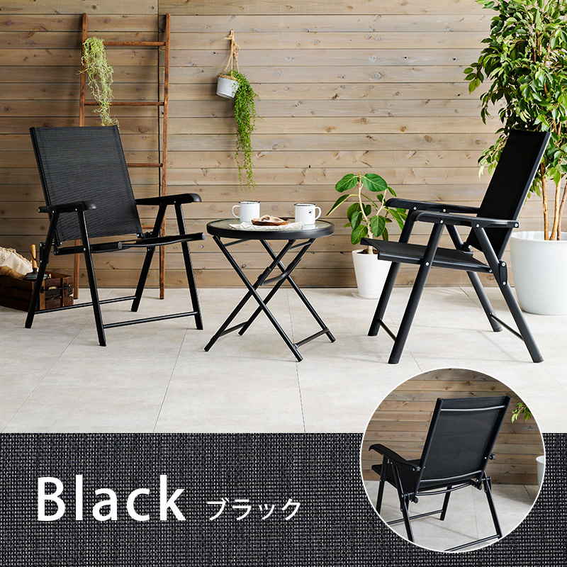 CASABLANCA カサブランカ ガーデンテーブル チェア 3点セット アイアン ガラス 家具 インテリア 庭 テラス 机 椅子 カフェ(貝762) spl-6628-3p_6.jpg