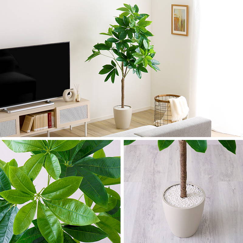 人工観葉植物 フェイクグリーン パキラ Mサイズ 150cm おしゃれ
