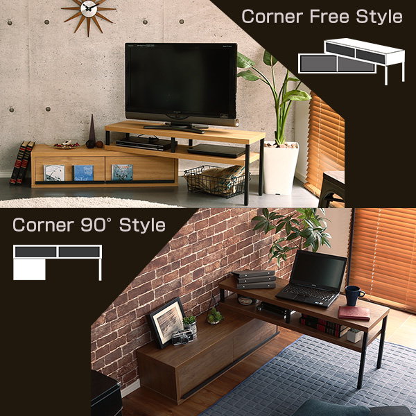 テレビ台 ローボード 伸縮TV台 完成品 幅100.5-190cm おしゃれ