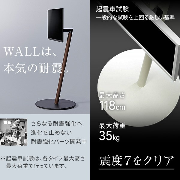 EQUALS（イコールズ） テレビスタンド 壁寄せ テレビ台 WALL A2 ラージ