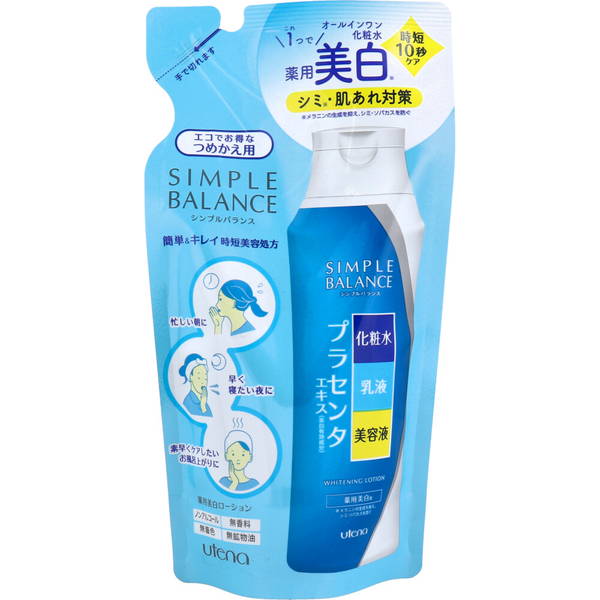 Yahoo! Yahoo!ショッピング(ヤフー ショッピング)化粧水 オールインワン ウテナ シンプルバランス 薬用美白ローション 詰め替え用 200ml プラセンタエキス配合