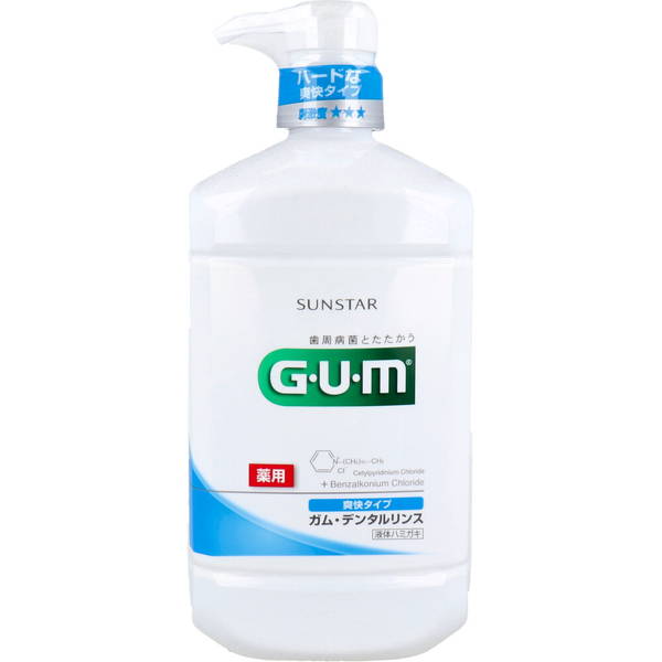 マウスウォッシュ GUM ガム・デンタルリンス 薬用 爽快タイプ 960ml | G・U・M