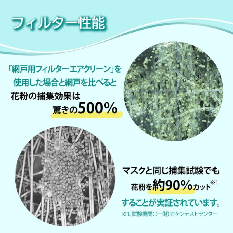 網戸花粉フィルター 花粉対策 マスクメーカーが...の詳細画像2