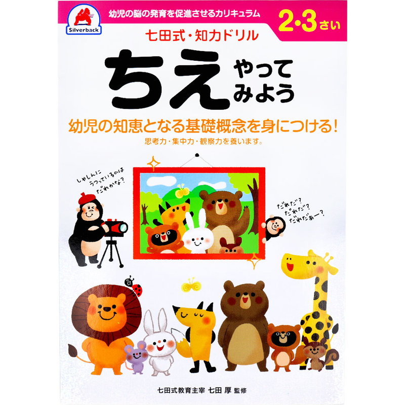 七田式 知力ドリル 2歳 3歳 ちえやってみよう 幼児の脳 知育 発育促進カリキュラム｜kanaemina